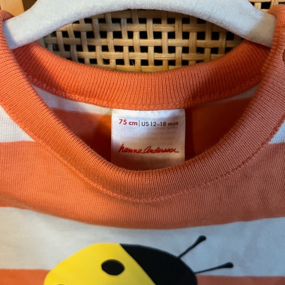 NWT Hanna Andersson Baby Graphic Romper 12-18M - Picture 5 of 6